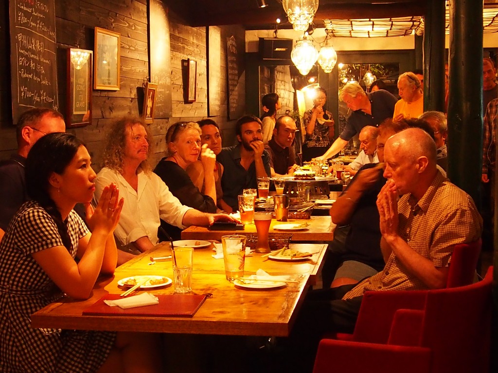 Book launch for Dougill's book at Tadg's Bar in 2014